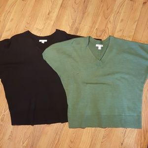 Lot of 2 Coldwater Creek Sweaters
